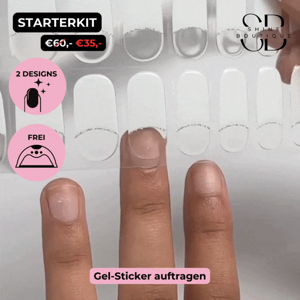 Semi-ausgehärtete Gelnägel | STARTERSET (2 Designs)